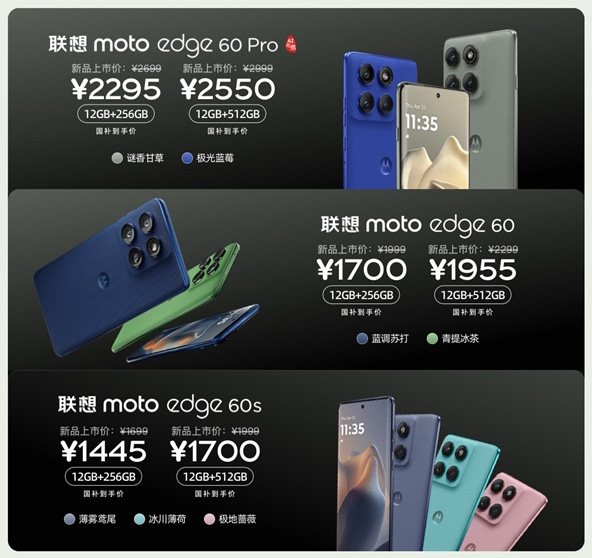 联想moto edge 60系列发布 全系搭载天禧超级智能体插图4